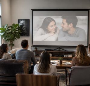 découvrez comment un écran de projection transforme votre atelier de communication de couple en une expérience immersive, projetée directement sur le mur pour renforcer vos échanges et votre complicité.